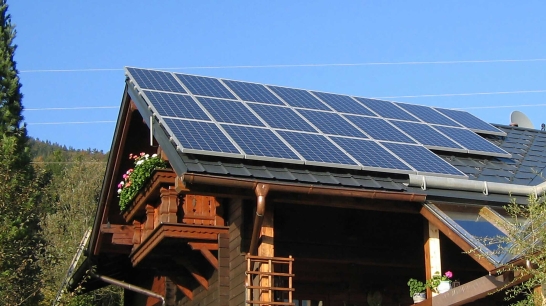 Photovoltaik am Dach, Fotoquelle: Windhager, Mea-Solar